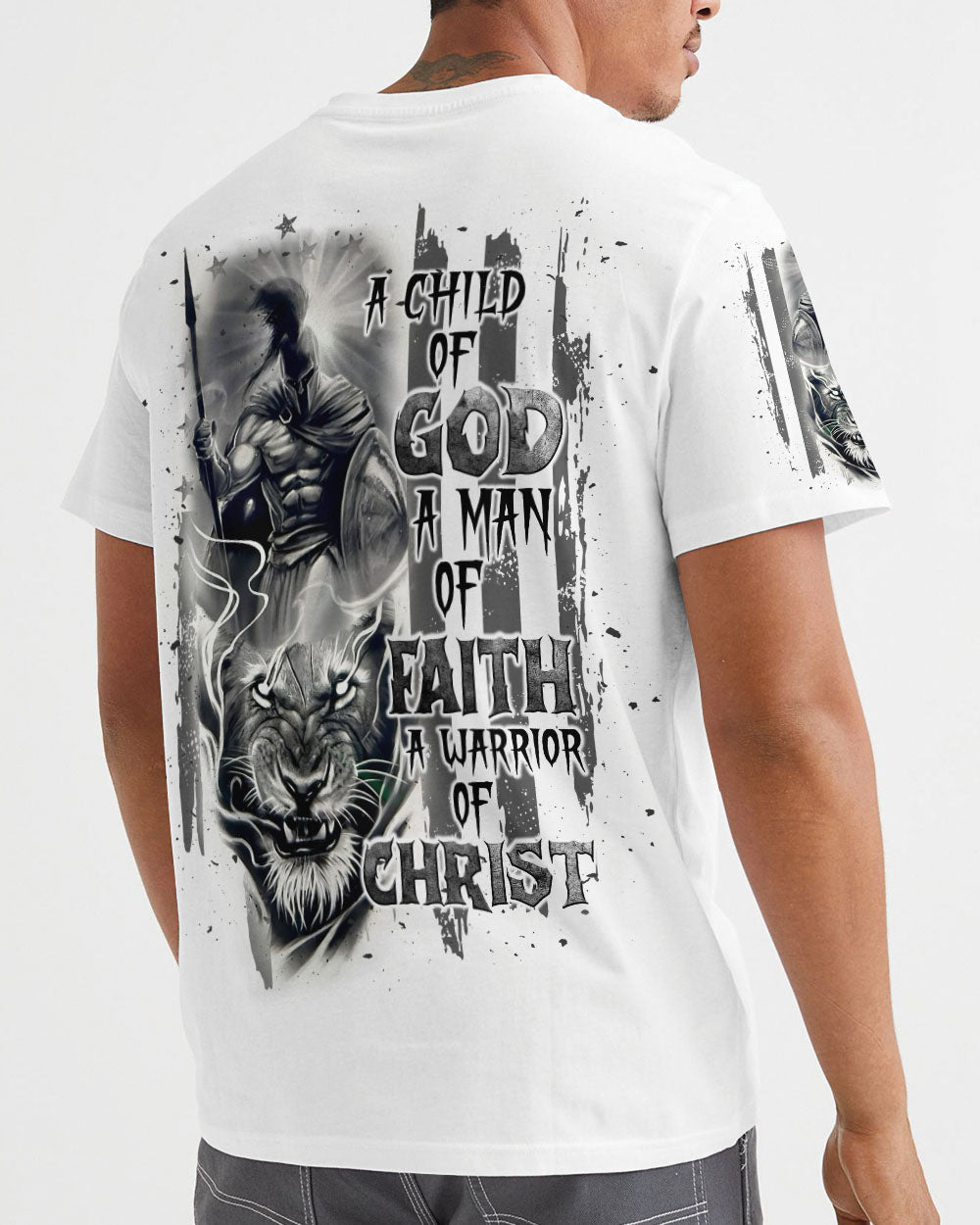 A Warrior Of Christ Warrior Lion Men's All Over Print Shirt - Tlnt1811244