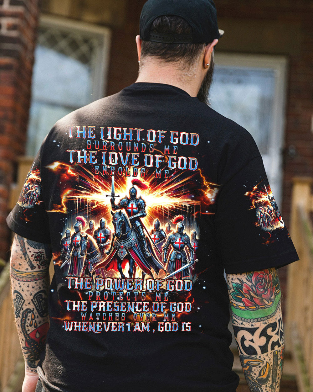 Whenever I Am God Is Warrior Men's All Over Print Shirt - Tlnt2207242