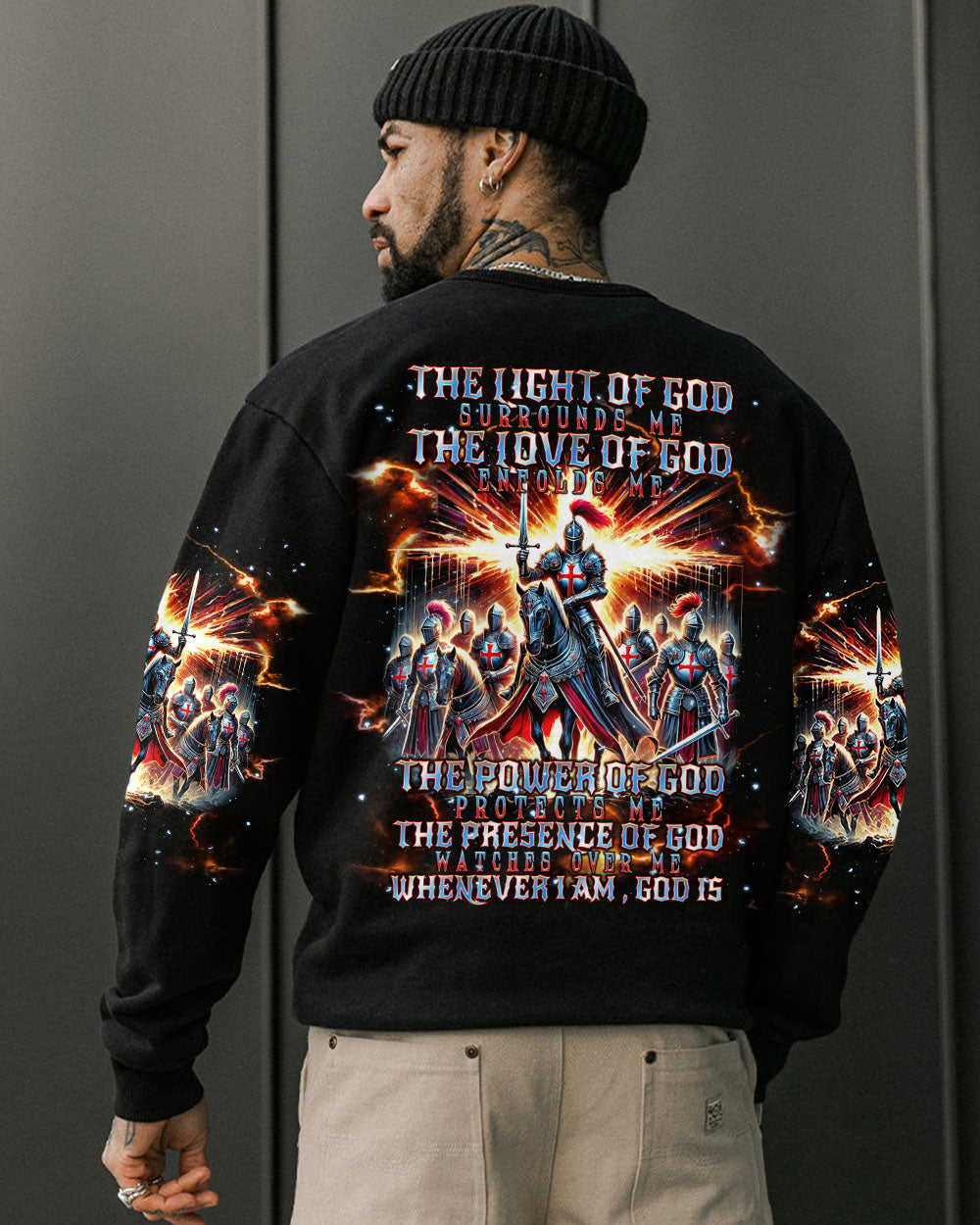 Whenever I Am God Is Warrior Men's All Over Print Shirt - Tlnt2207242