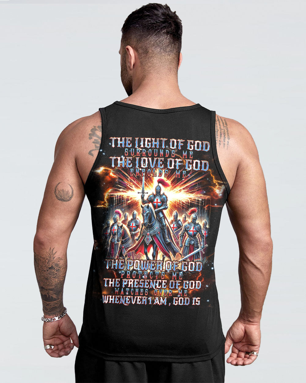 Whenever I Am God Is Warrior Men's All Over Print Shirt - Tlnt2207242