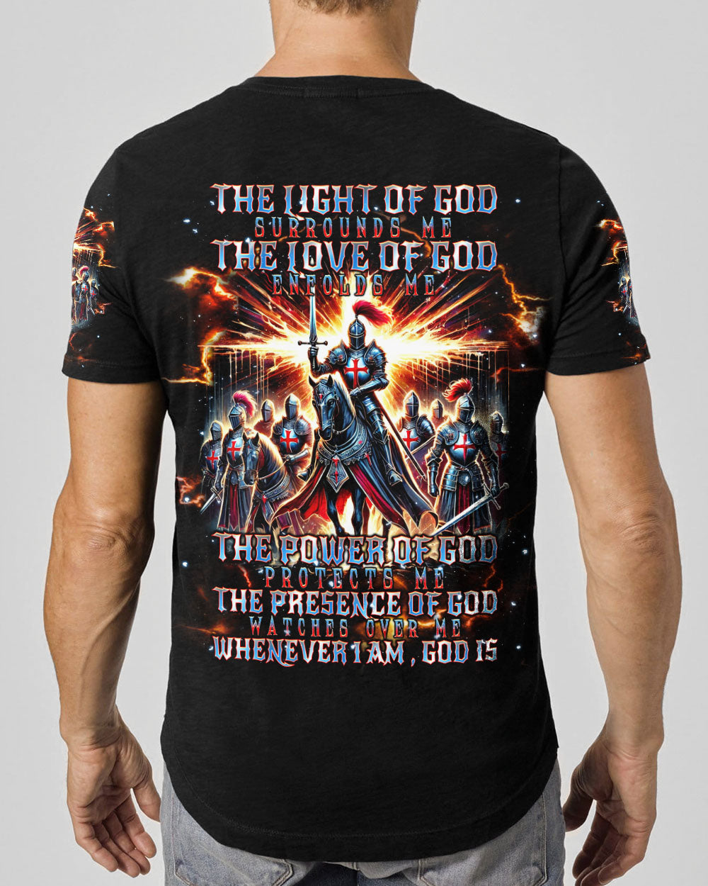 Whenever I Am God Is Warrior Men's All Over Print Shirt - Tlnt2207242