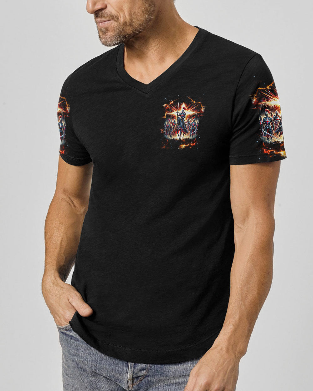 Whenever I Am God Is Warrior Men's All Over Print Shirt - Tlnt2207242