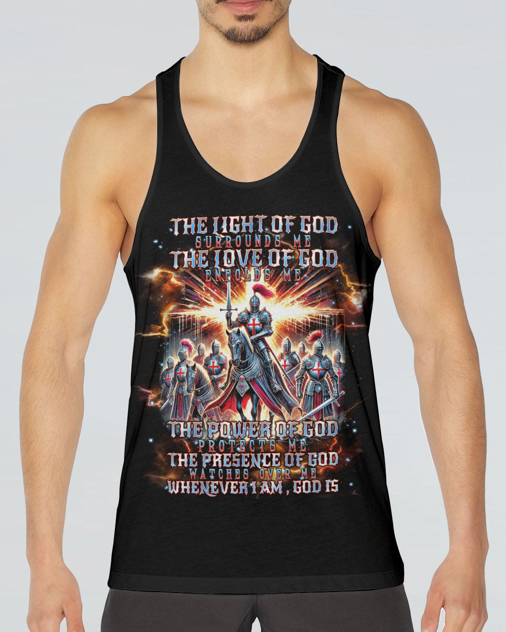 Whenever I Am God Is Warrior Men's All Over Print Shirt - Tlnt2207242