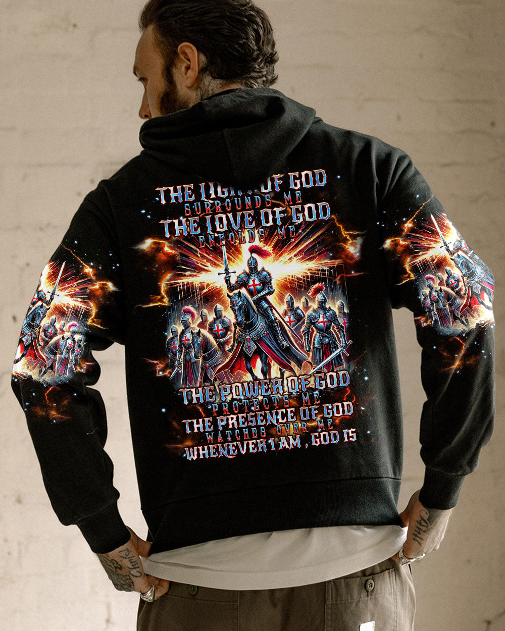 Whenever I Am God Is Warrior Men's All Over Print Shirt - Tlnt2207242