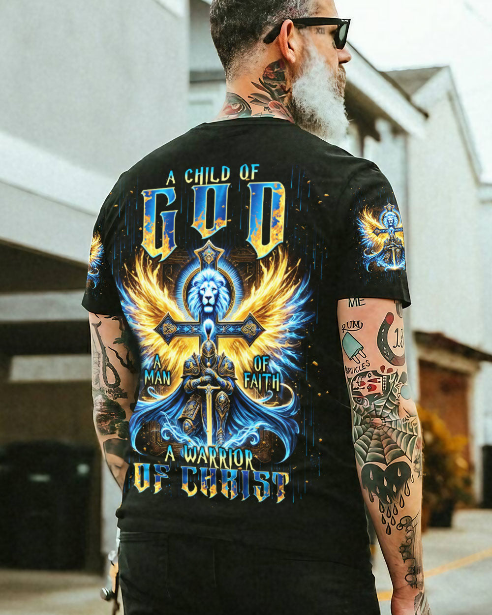 A Warrior Of Christ Warrior Lion Men's All Over Print Shirt -  Tlnt2412242