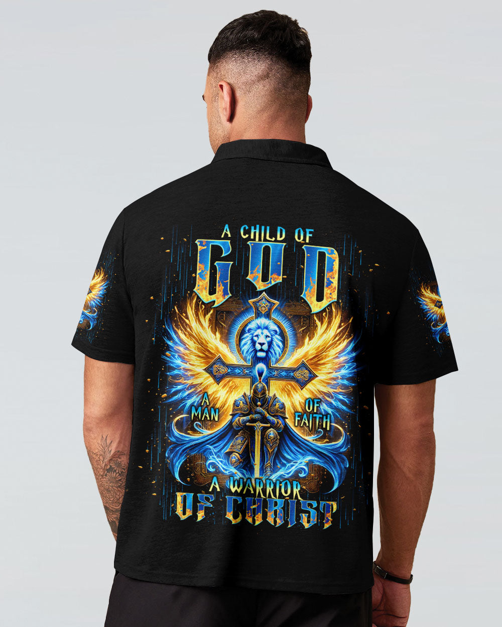 A Warrior Of Christ Warrior Lion Men's All Over Print Shirt -  Tlnt2412242