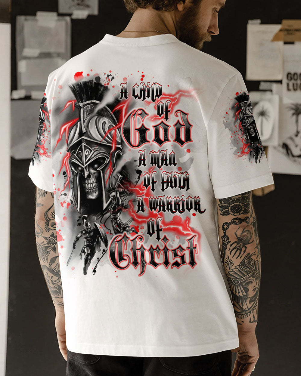 A Warrior Of Christ Men's All Over Print Shirt - Tlnt2708241