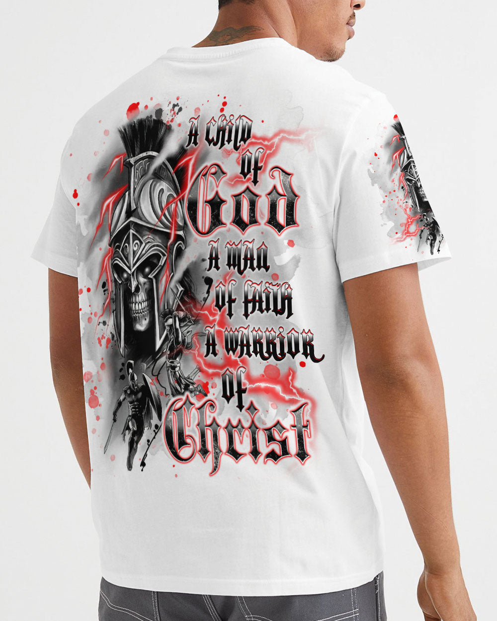 A Warrior Of Christ Men's All Over Print Shirt - Tlnt2708241