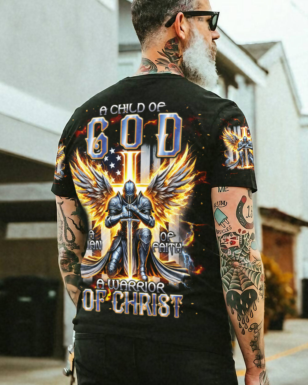 A Warrior Of Christ Men's All Over Print Shirt - Tlnt2712241