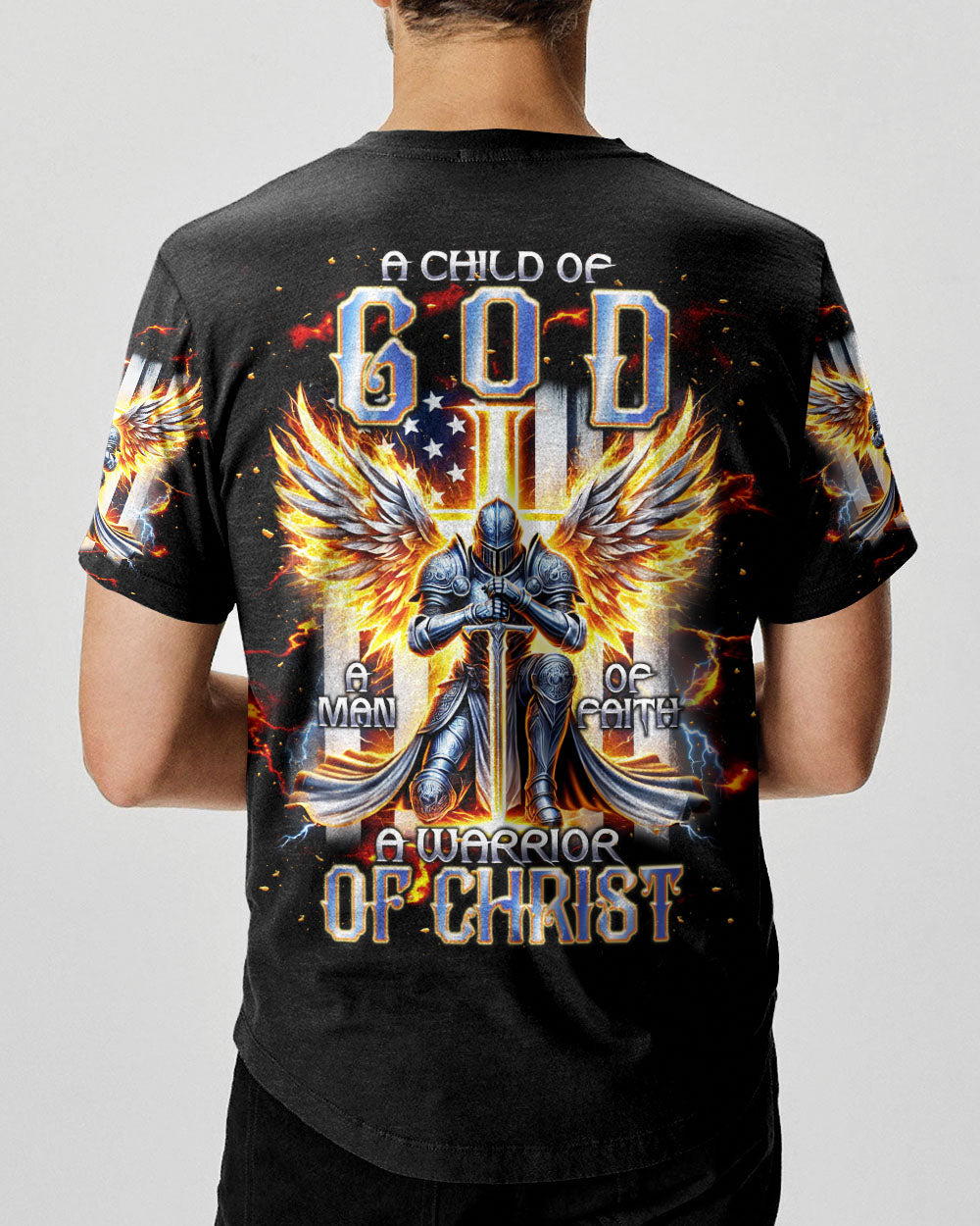 A Warrior Of Christ Men's All Over Print Shirt - Tlnt2712241