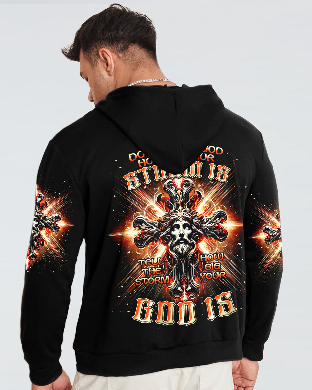 Tell The Storm How Big Your God Is  Men's All Over Print Shirt  - Tlnt2810242