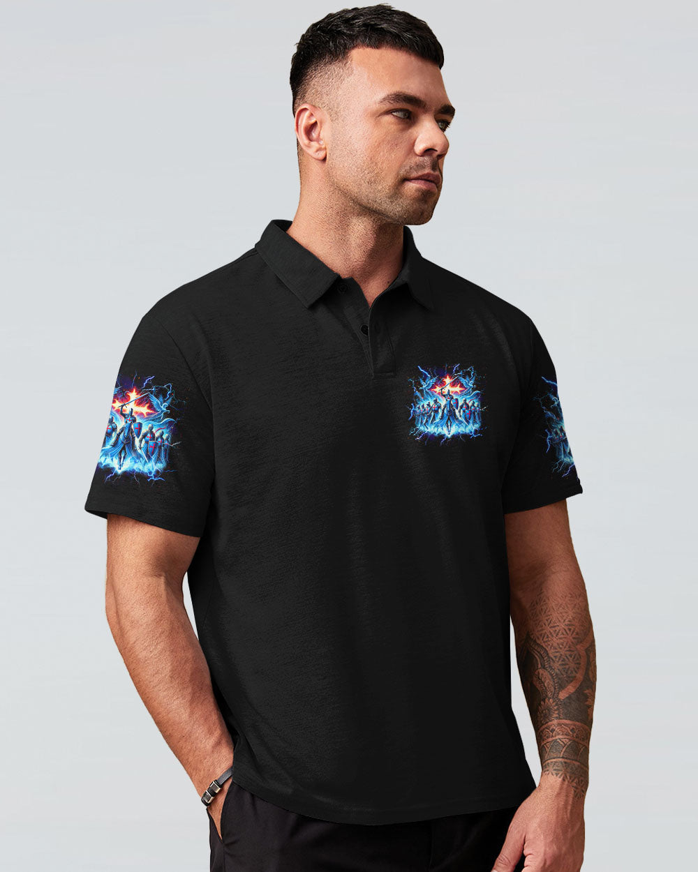 A Warrior Of Christ Men's All Over Print Shirt - Tlnz1009242