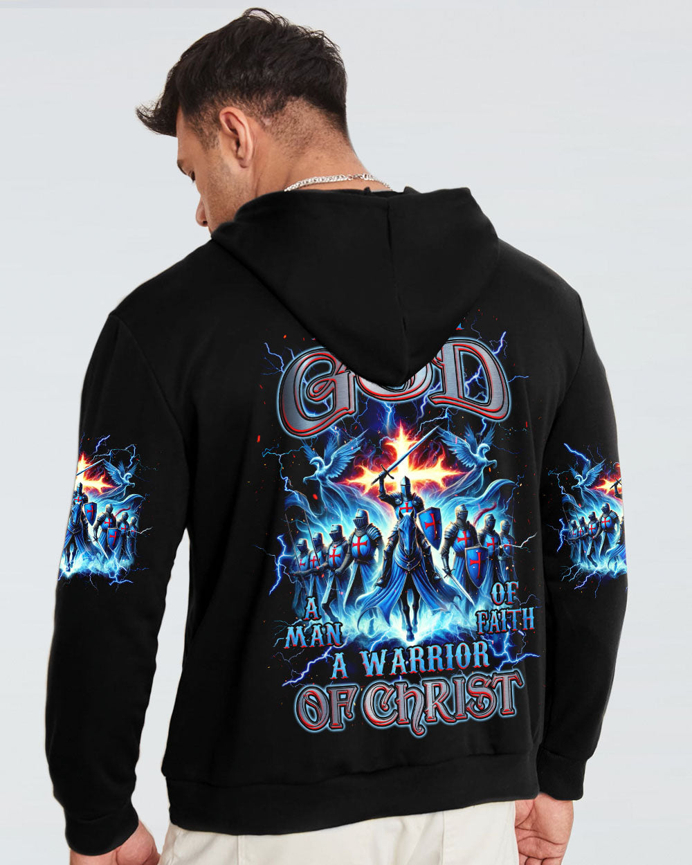 A Warrior Of Christ Men's All Over Print Shirt - Tlnz1009242