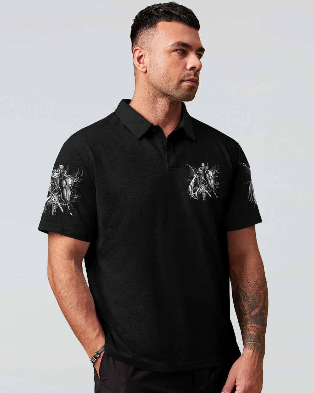 The Lord Is My Strength Warrior Men's All Over Print Shirt - Tlnz1312244