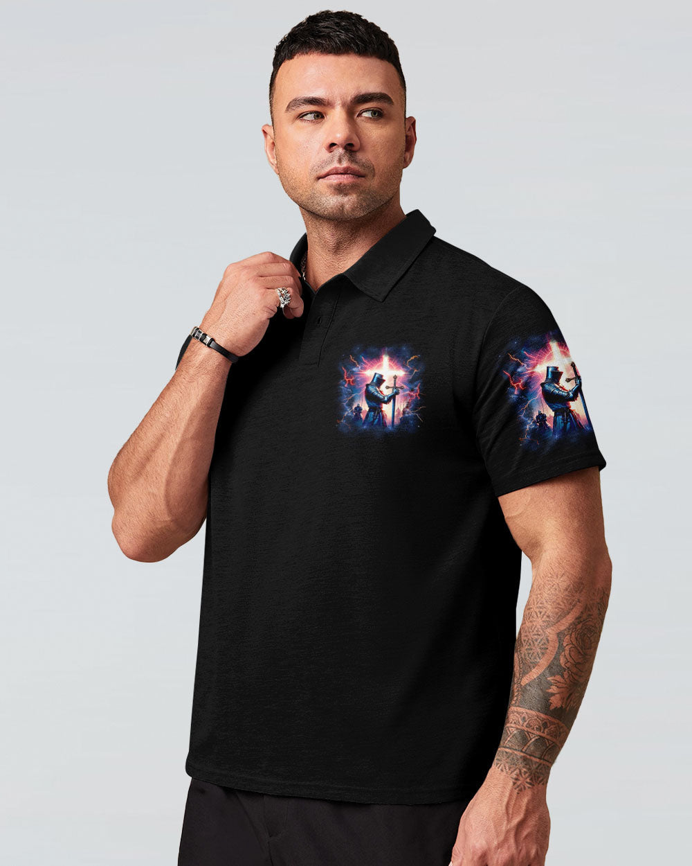 A Christian Man Without Prayer Warrior Men's All Over Print Shirt  - Tlnz1802254