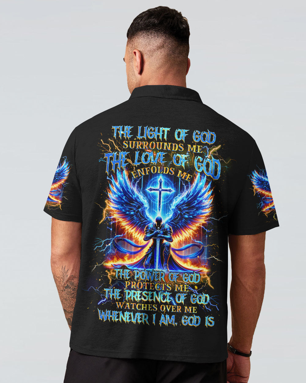 Whenever I Am God Is Warrior Men's All Over Print Shirt - Tlnz1807244