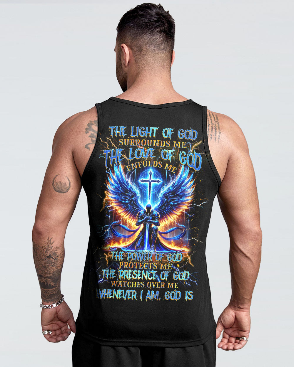 Whenever I Am God Is Warrior Men's All Over Print Shirt - Tlnz1807244