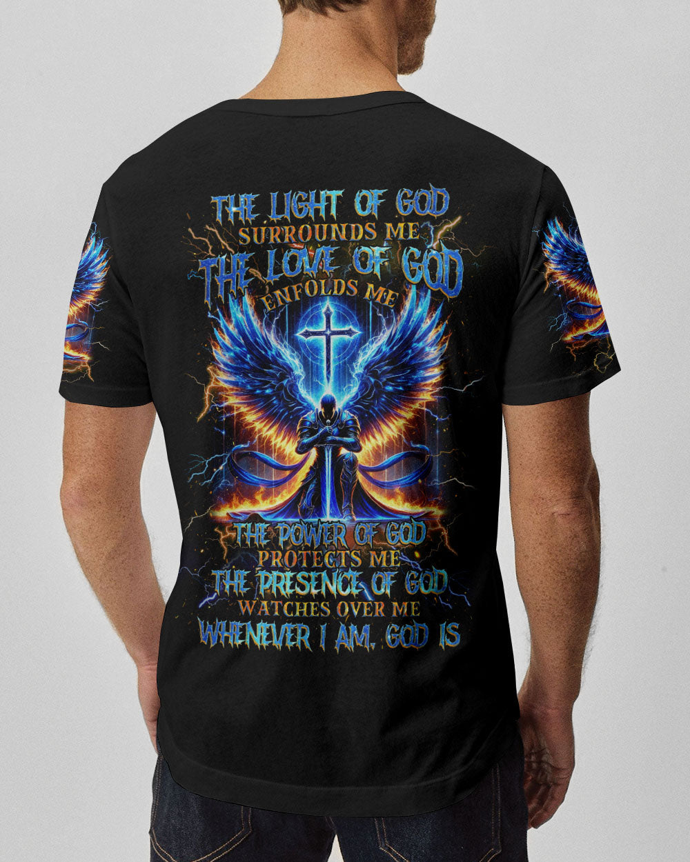 Whenever I Am God Is Warrior Men's All Over Print Shirt - Tlnz1807244