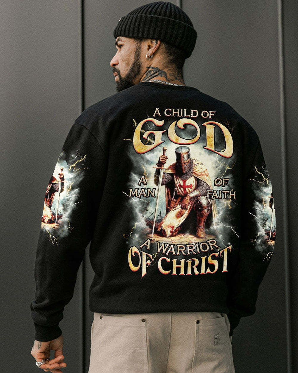 A Warrior Of Christ Men's All Over Print Shirt  - Tlnz2202251