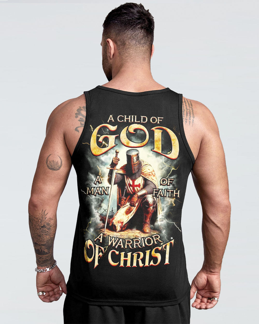 A Warrior Of Christ Men's All Over Print Shirt  - Tlnz2202251