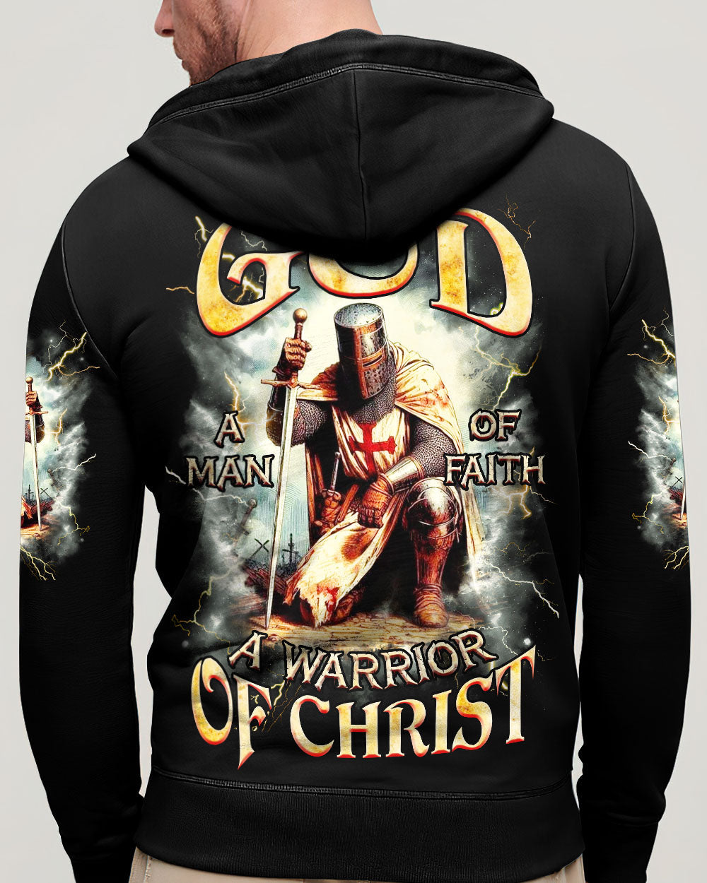 A Warrior Of Christ Men's All Over Print Shirt  - Tlnz2202251