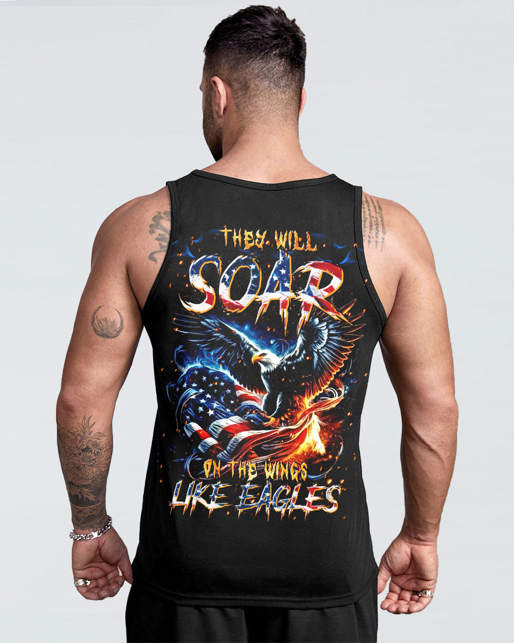 They Will Soar On The Wings Like Eagles  Men's All Over Print Shirt  - Tltr0611244