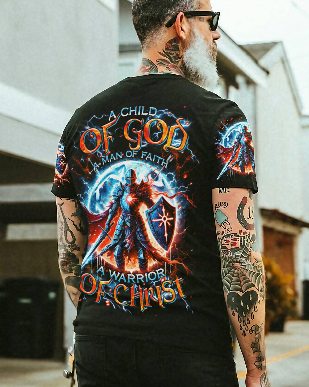 A Warrior Of Christ Men's All Over Print Shirt - Tltr1107243