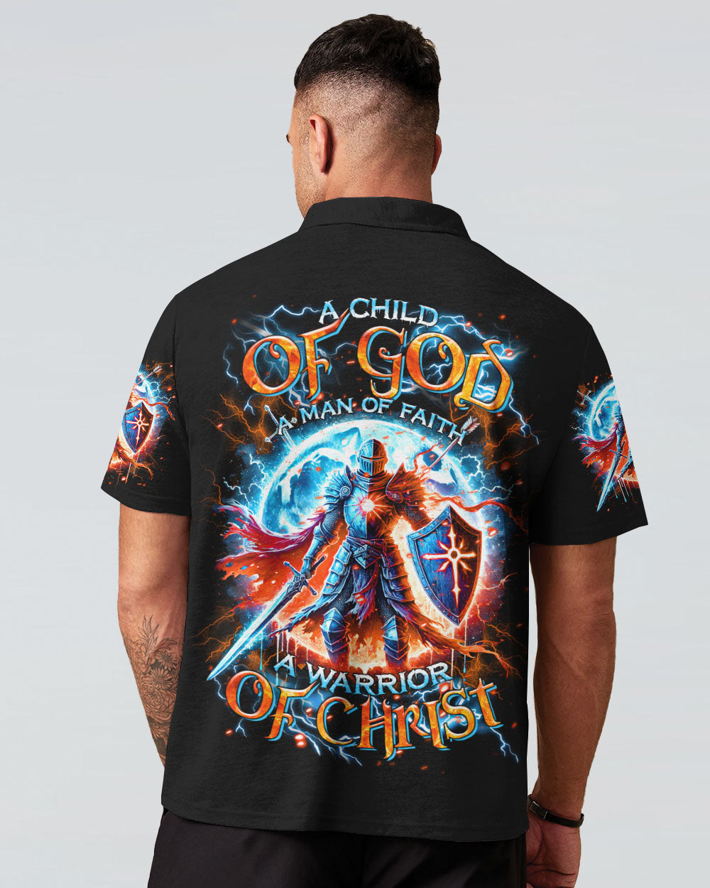 A Warrior Of Christ Men's All Over Print Shirt - Tltr1107243