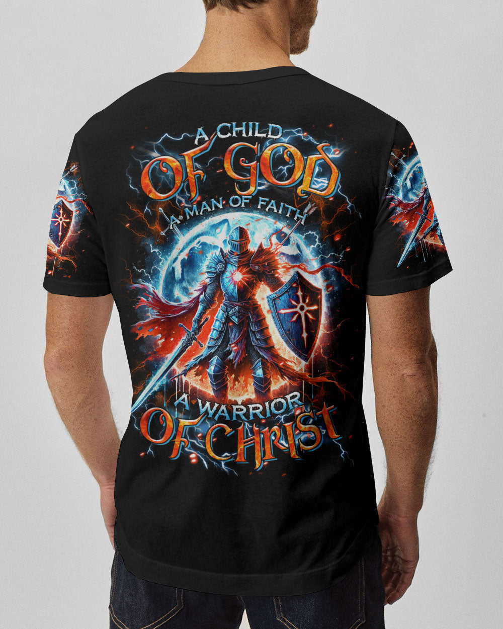 A Warrior Of Christ Men's All Over Print Shirt - Tltr1107243