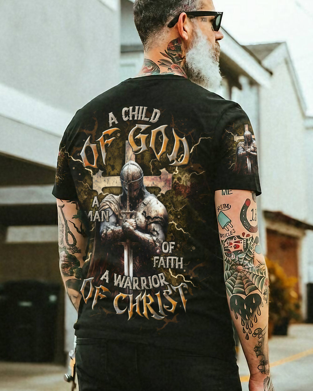 A Warrior Of Christ Men's All Over Print Shirt  - Tltr1702254