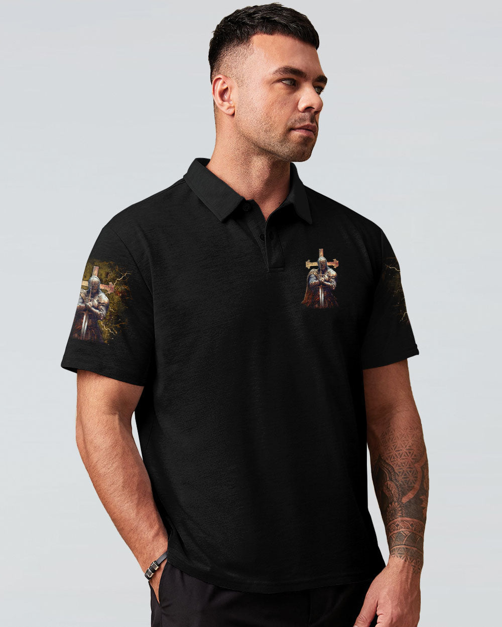 A Warrior Of Christ Men's All Over Print Shirt  - Tltr1702254