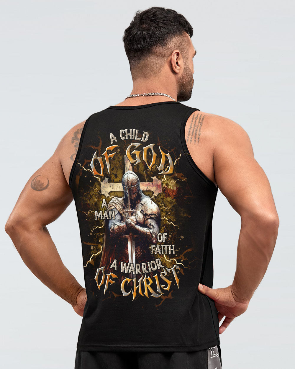 A Warrior Of Christ Men's All Over Print Shirt  - Tltr1702254