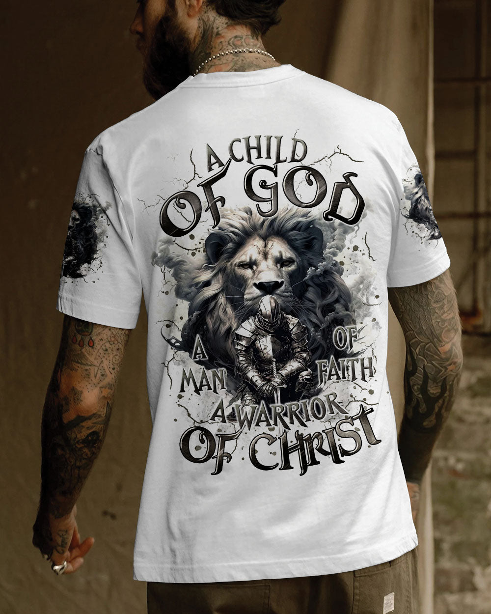 A Warrior Of Christ Men's All Over Print Shirt  - Tltr2011241