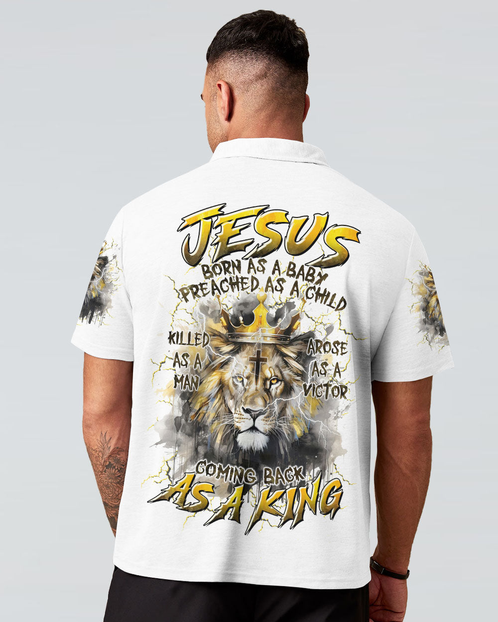 Coming Back As A King Lion Men's All Over Print Shirt - Tltr2808242