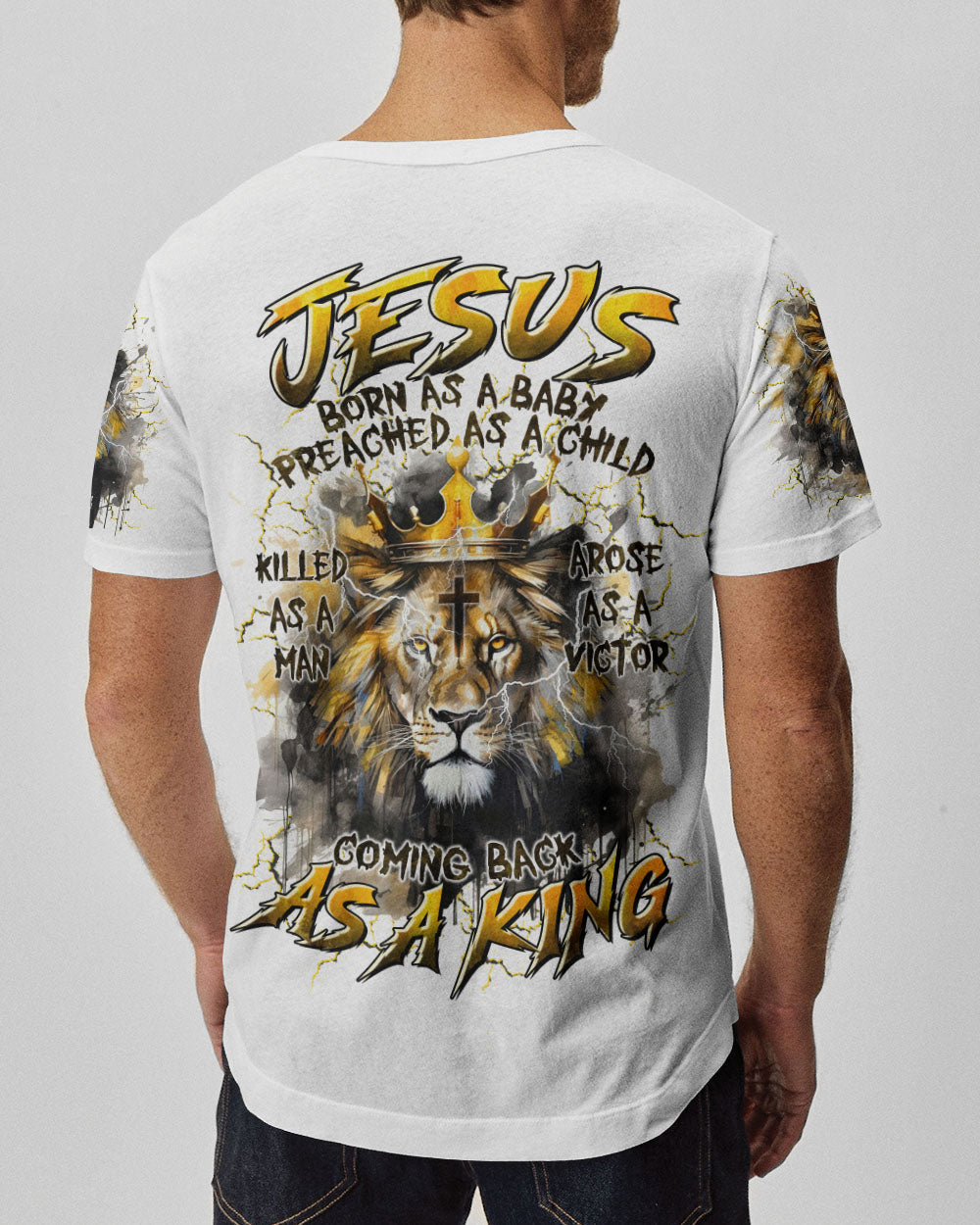 Coming Back As A King Lion Men's All Over Print Shirt - Tltr2808242