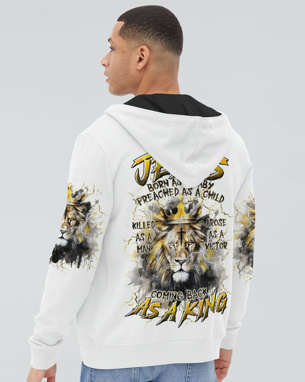 Coming Back As A King Lion Men's All Over Print Shirt - Tltr2808242