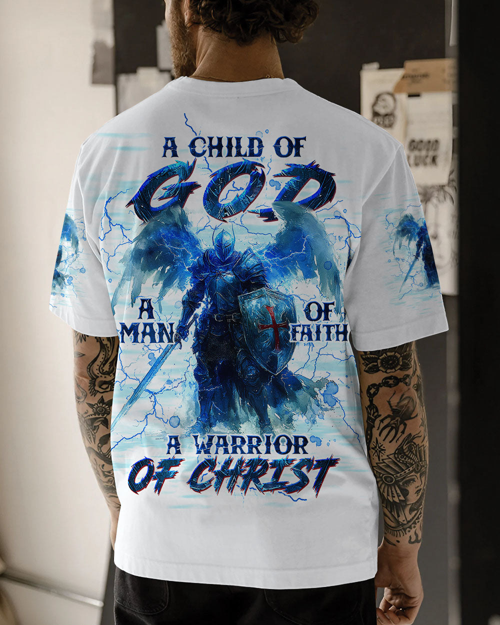 A Warrior Of Christ Men's All Over Print Shirt - Tltw0608244