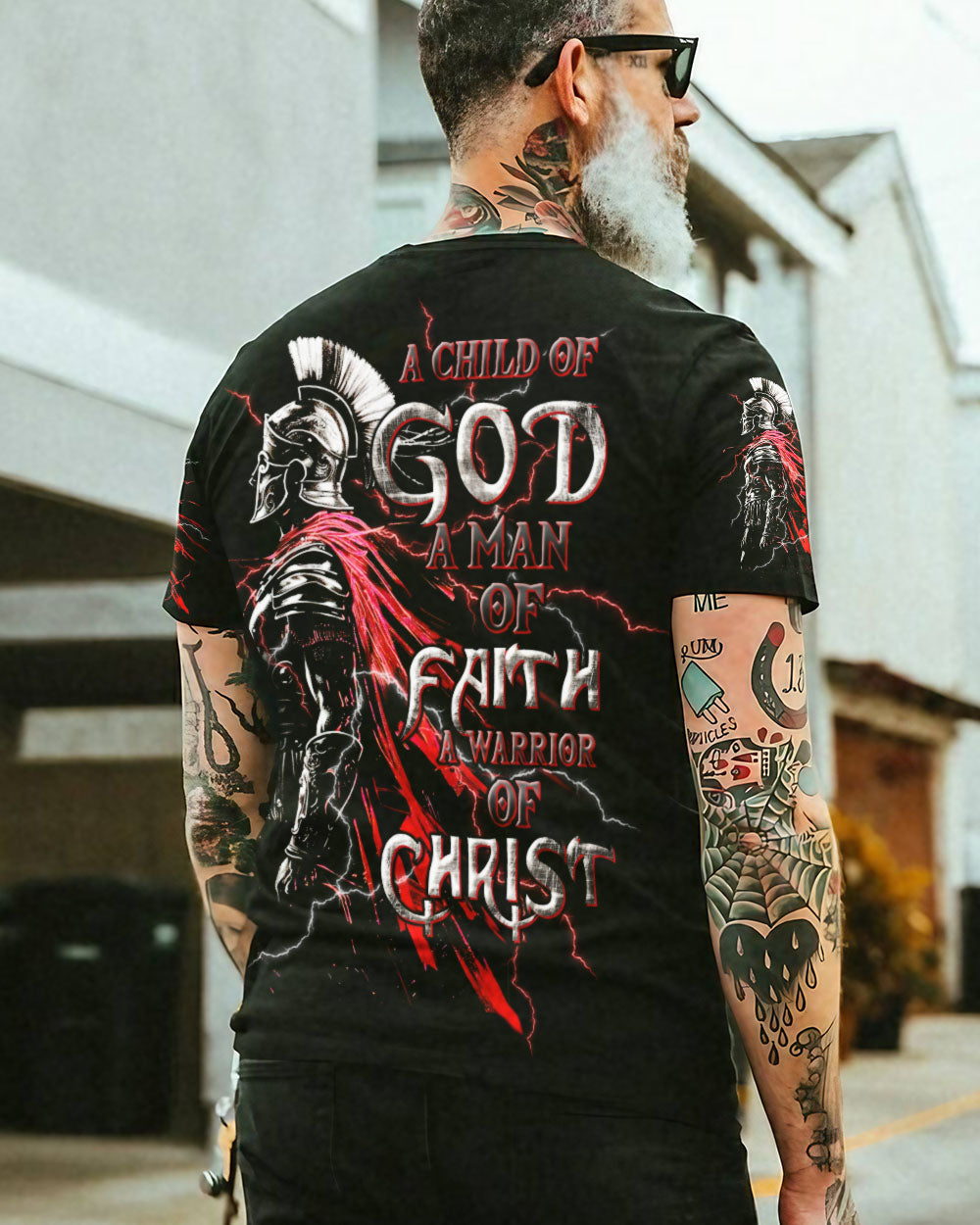 A Warrior Of Christ Men's All Over Print Shirt - Tltw1412244