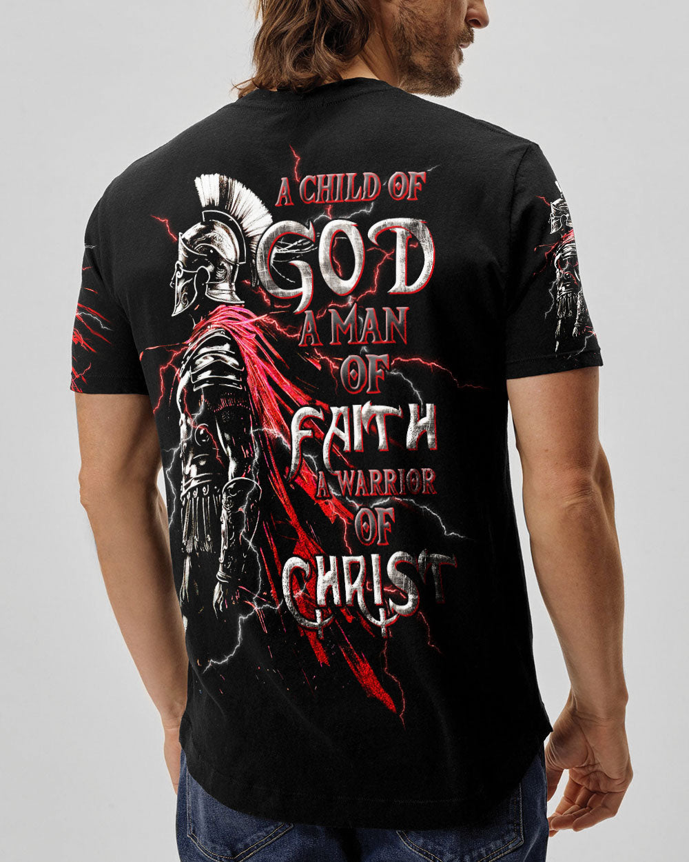 A Warrior Of Christ Men's All Over Print Shirt - Tltw1412244