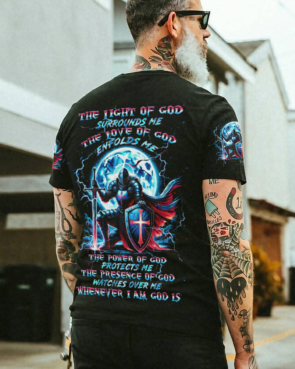 Whenever I Am God Is Warrior Men's All Over Print Shirt - Tltw1607244