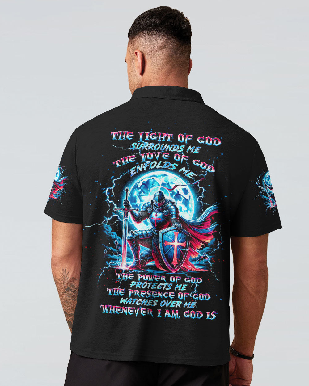 Whenever I Am God Is Warrior Men's All Over Print Shirt - Tltw1607244