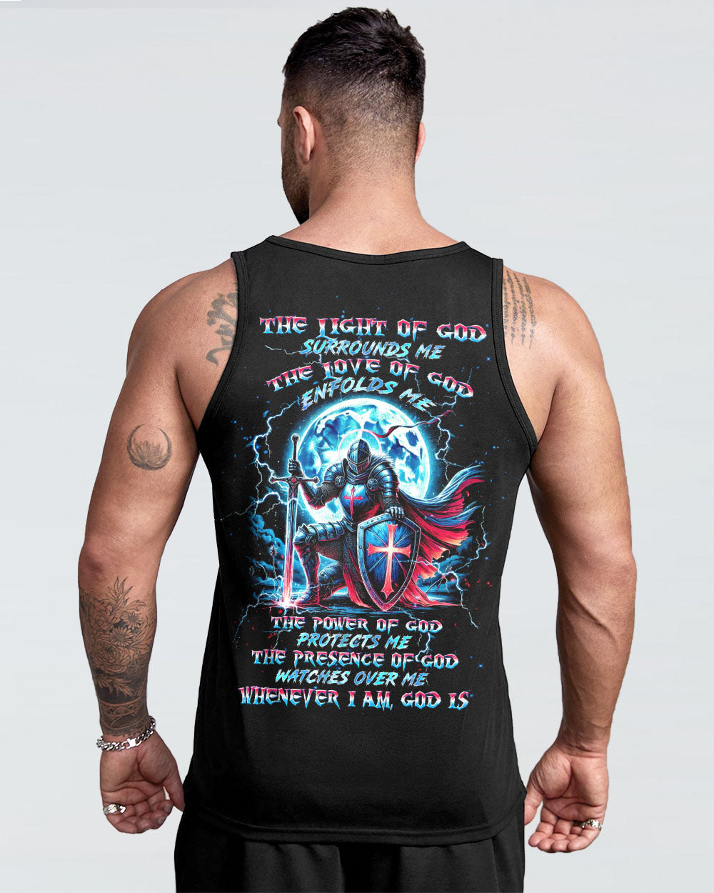 Whenever I Am God Is Warrior Men's All Over Print Shirt - Tltw1607244