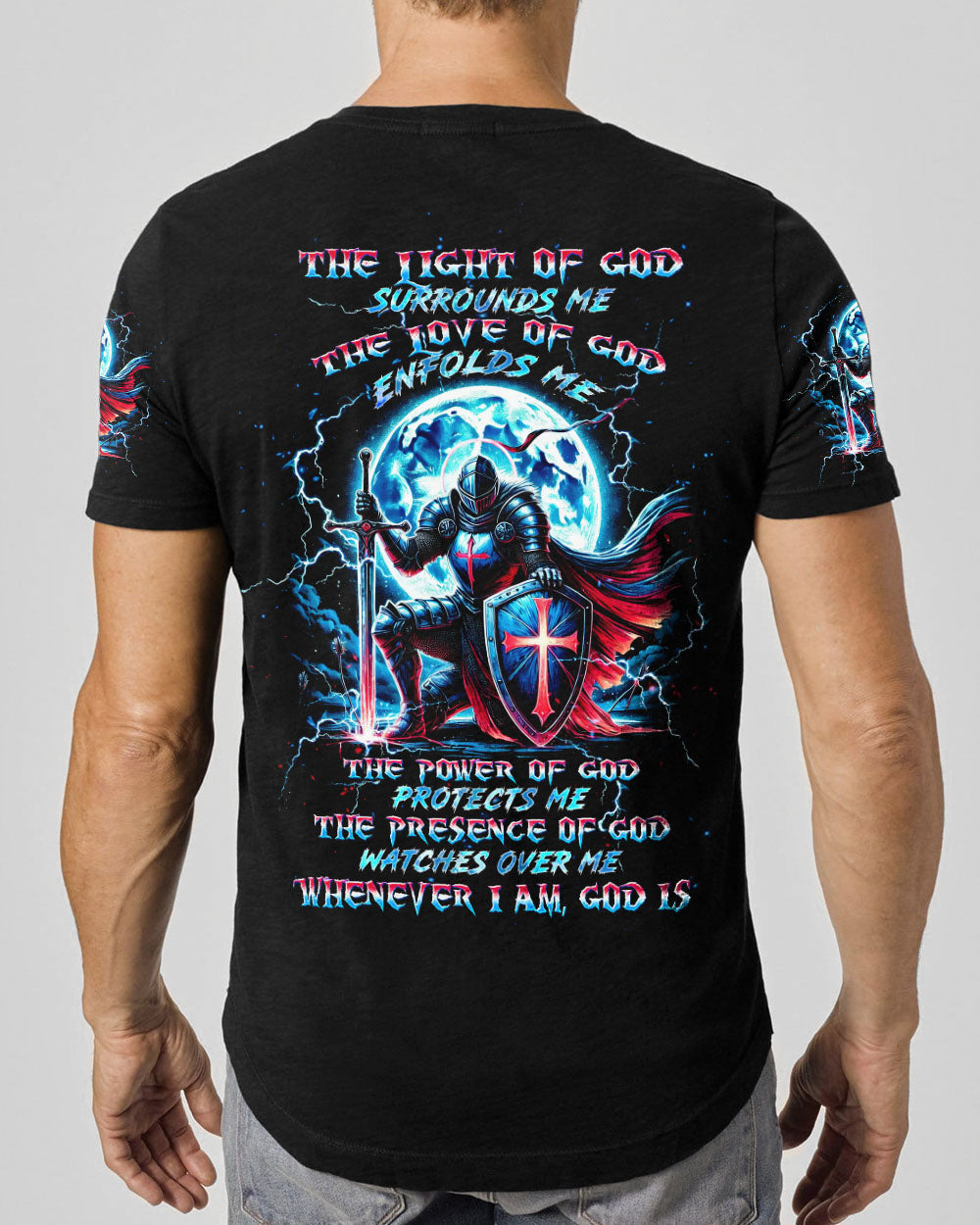 Whenever I Am God Is Warrior Men's All Over Print Shirt - Tltw1607244