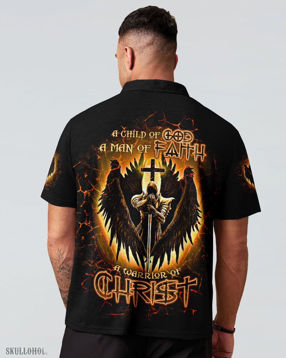 A Warrior Of Christ Men's All Over Print Shirt  - Tltw2210242