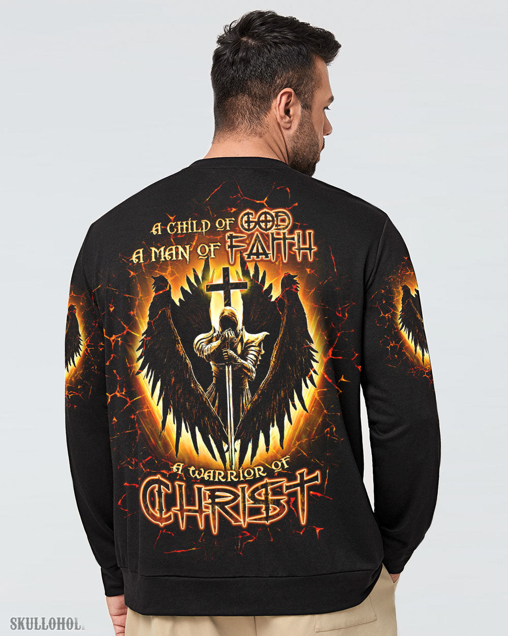 A Warrior Of Christ Men's All Over Print Shirt  - Tltw2210242