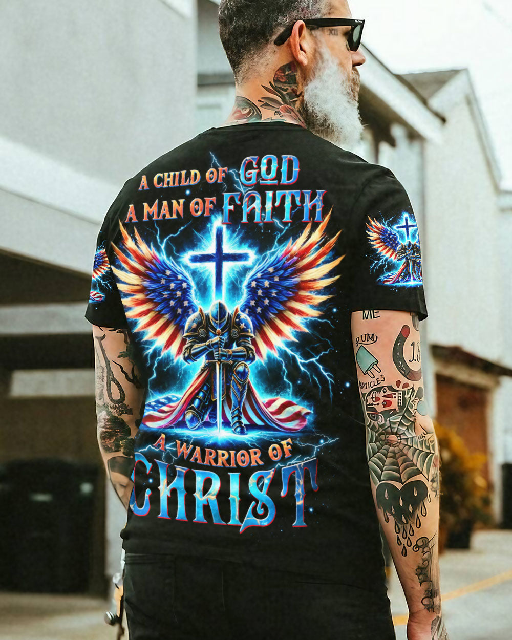 A Warrior Of Christ Men's All Over Print Shirt  - Tltw2810244