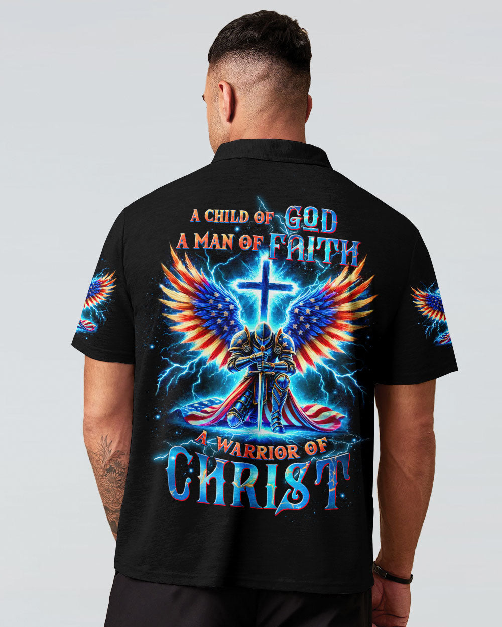 A Warrior Of Christ Men's All Over Print Shirt  - Tltw2810244