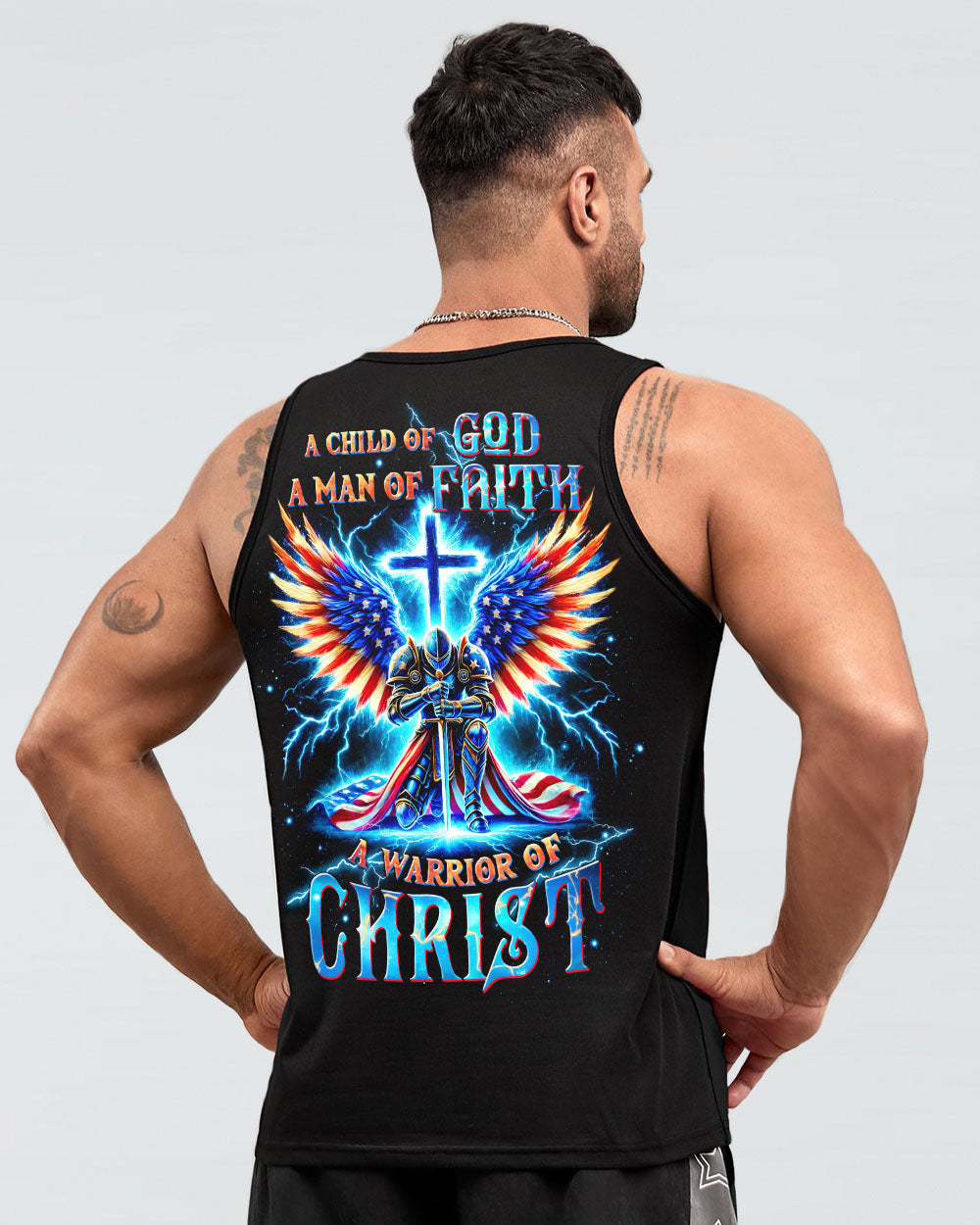 A Warrior Of Christ Men's All Over Print Shirt  - Tltw2810244