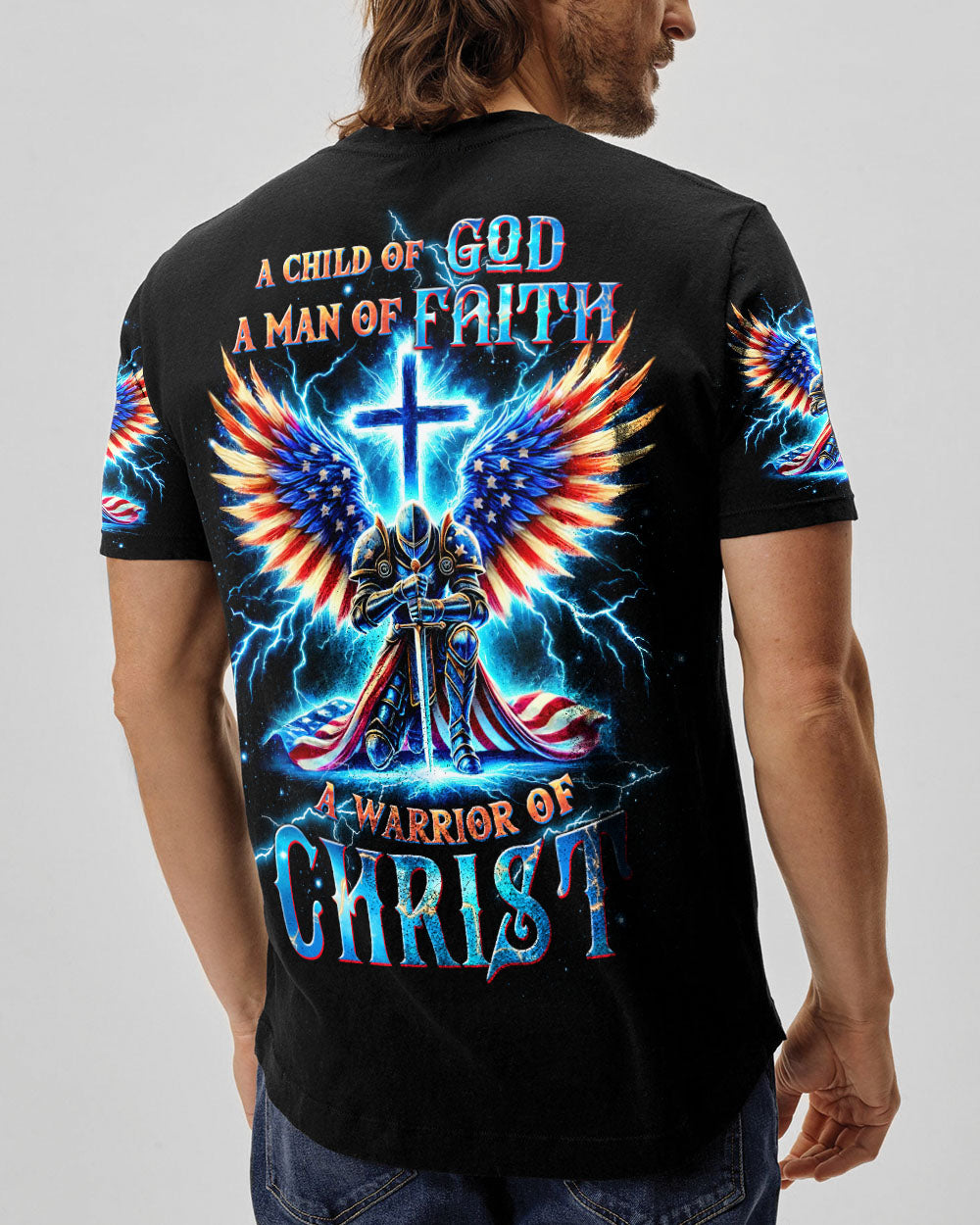 A Warrior Of Christ Men's All Over Print Shirt  - Tltw2810244