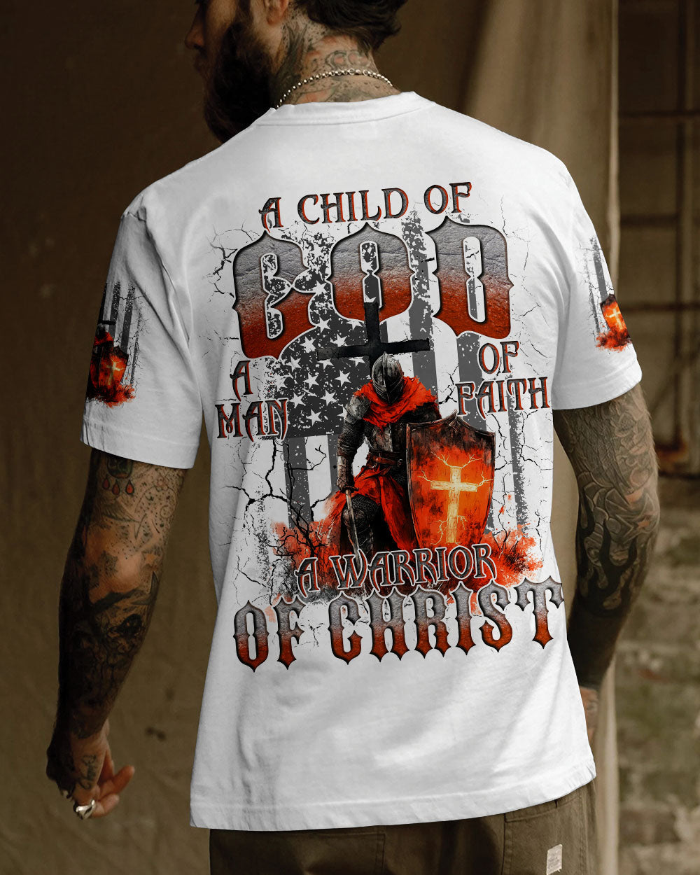 A Warrior Of Christ Men's All Over Print Shirt - Tyqy0512244